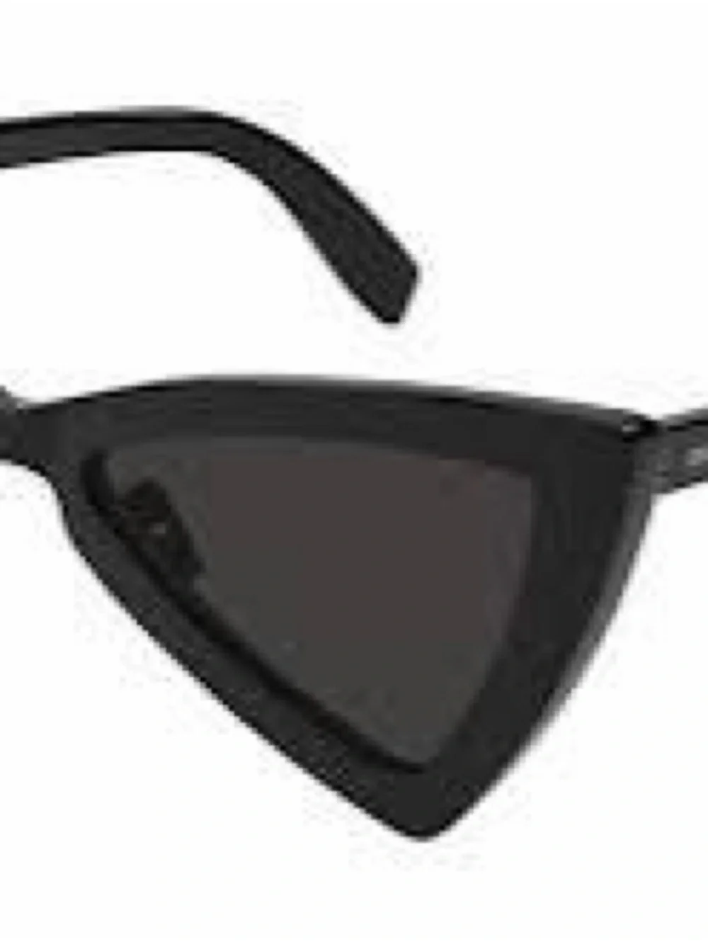 Saint Laurent Black Cat-Eye Sunglasses with Hard Case